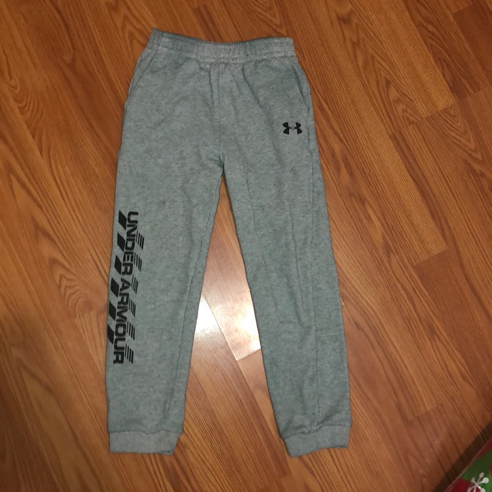 Boys Under Armour joggers.